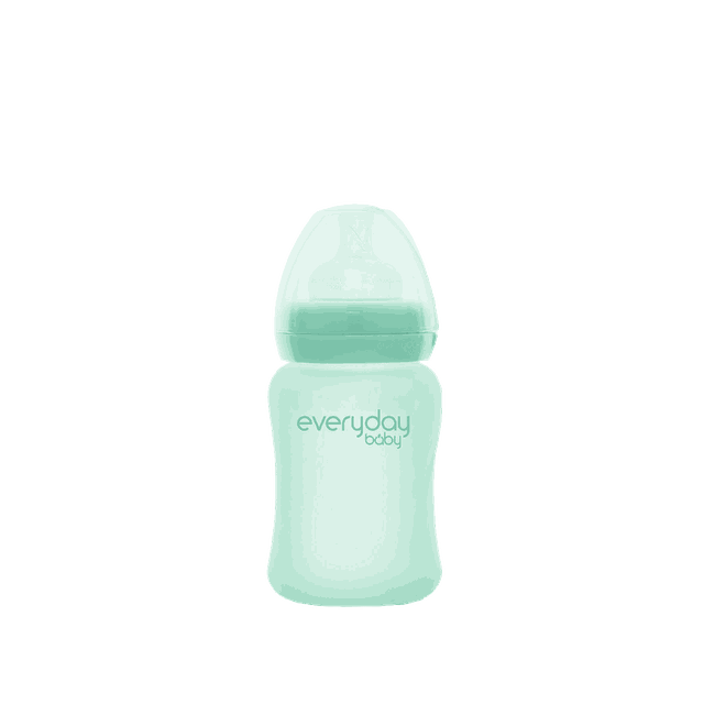 Nappflaska i Glas Healthy+ 150ml - Mint Green