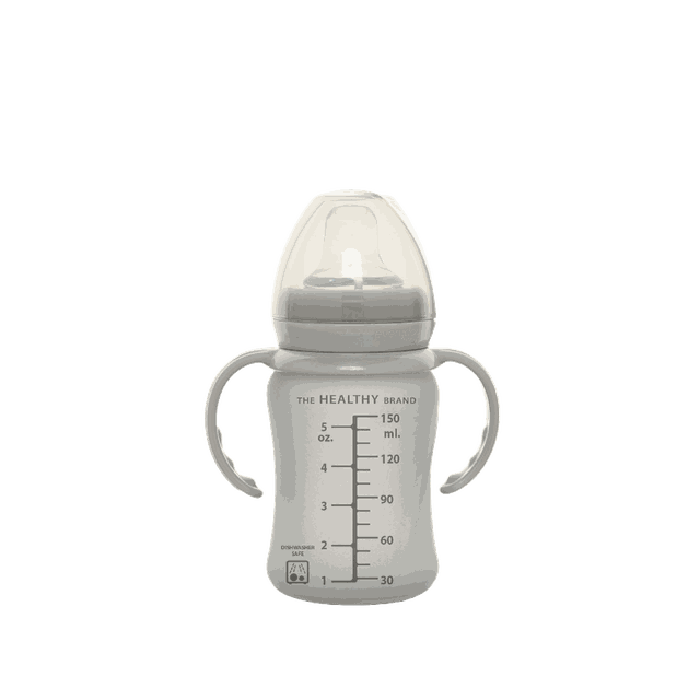 Pipmugg i Glas Healthy+ 150ml - Quiet Grey Everyday Baby
