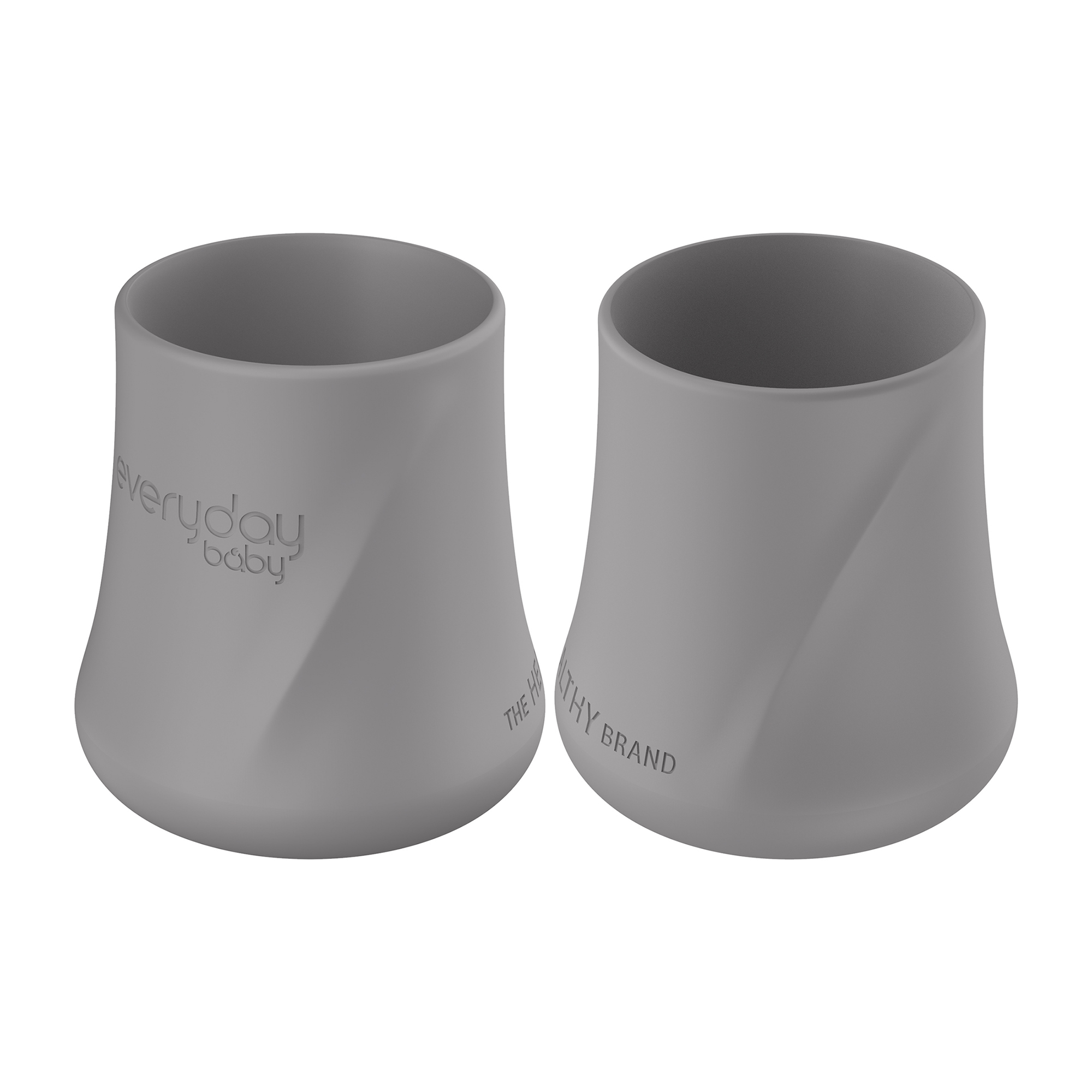 Everyday Baby Silikonmugg 2-pack Quiet Grey