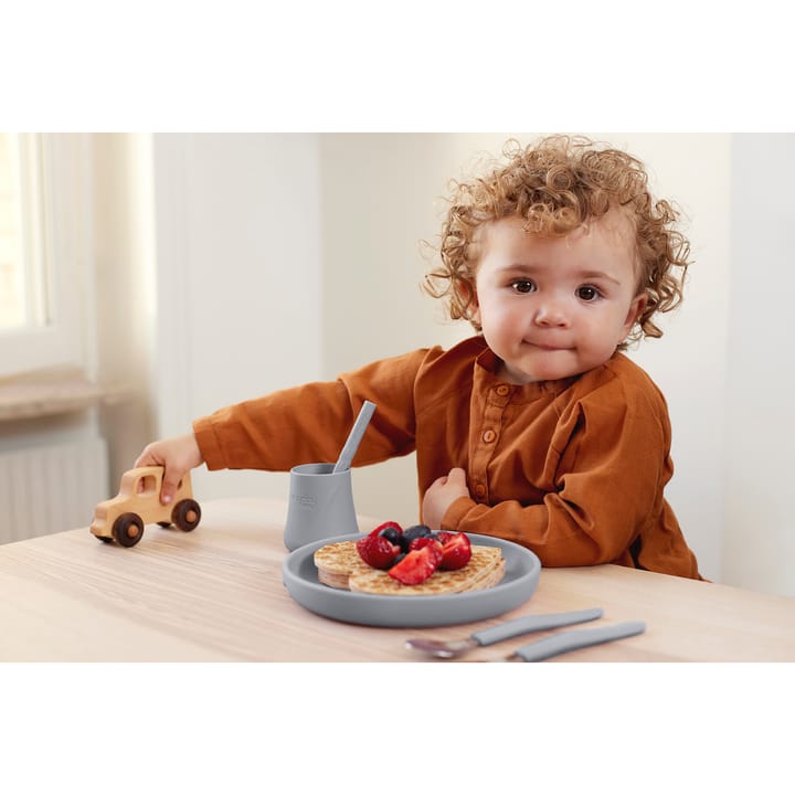 Silikonmugg 2-pack - Quiet Grey Everyday Baby