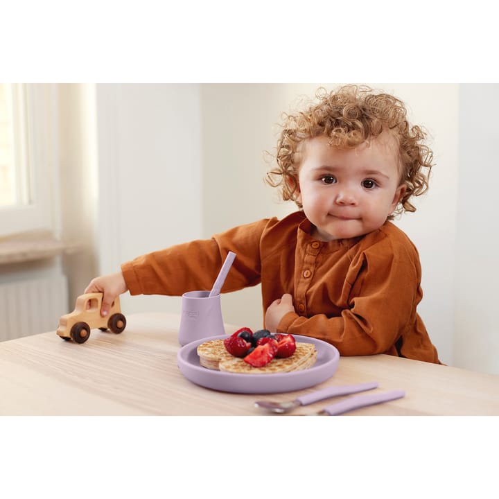 Silikonmugg 2-pack - Light lavender Everyday Baby