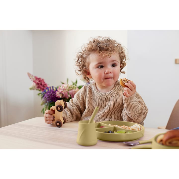 Tallrik I Silikon Med Sugfunktion - Soft Yellow Everyday Baby
