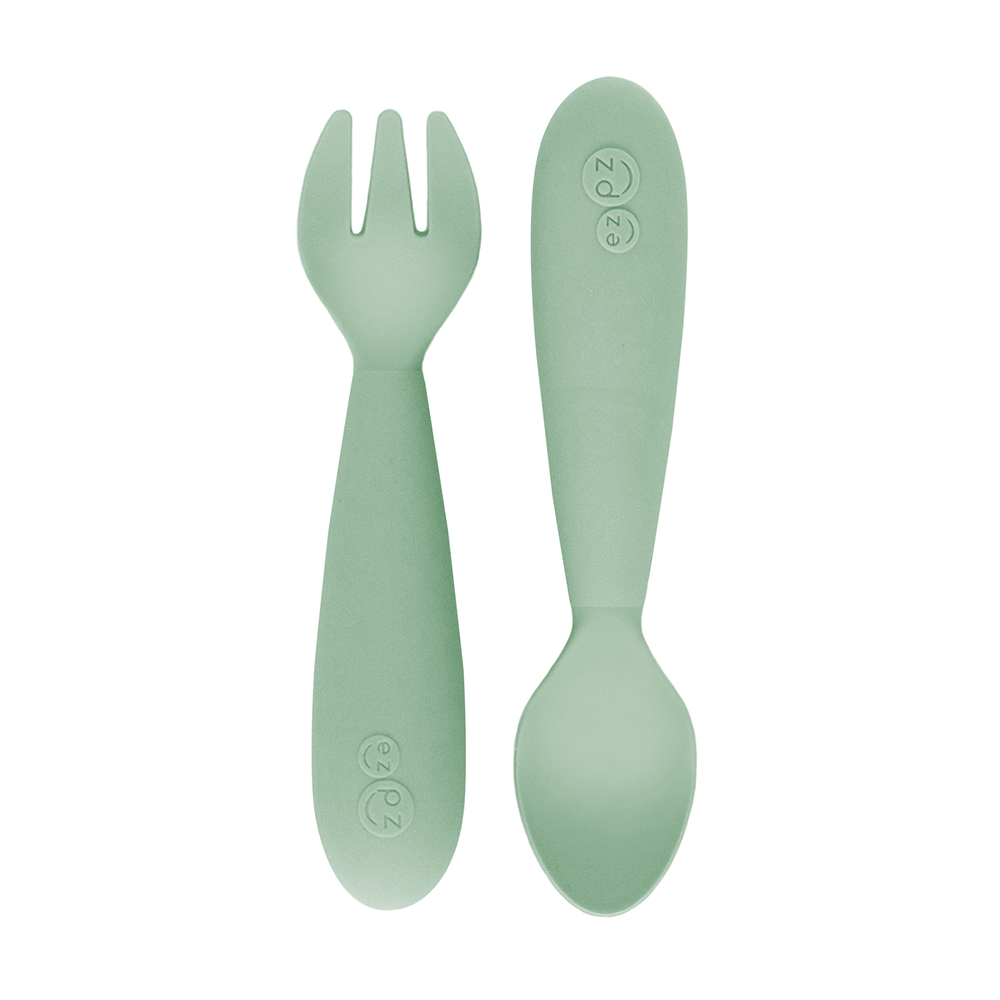 Product Image for Ezpz  Bestickset Mini, Sage - BabyWorld