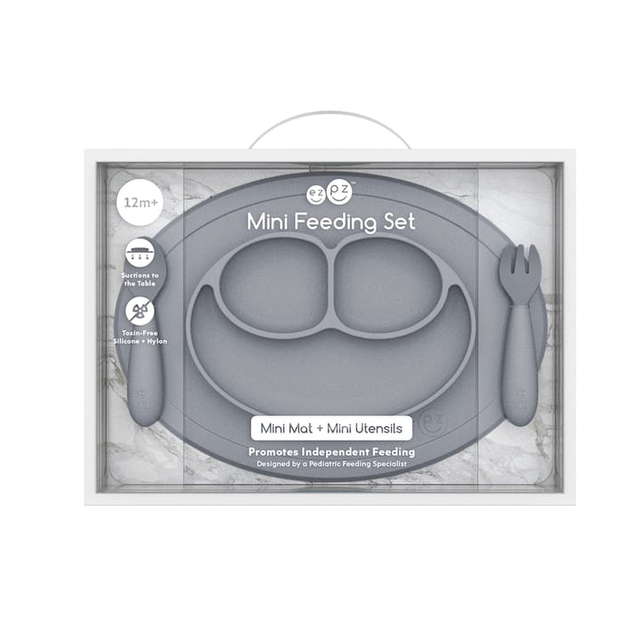 Matset Mini Food - Grå Ezpz