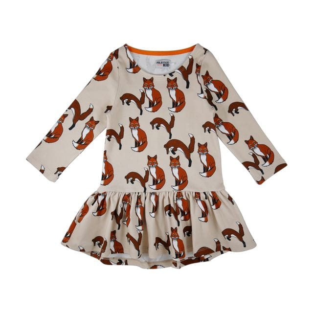 Dress Aop Foxes Angora Filemon Kid