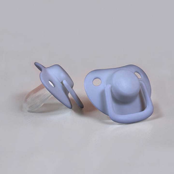 2-pack Nappar i Silikon 0-6mån - Powder blue Filibabba