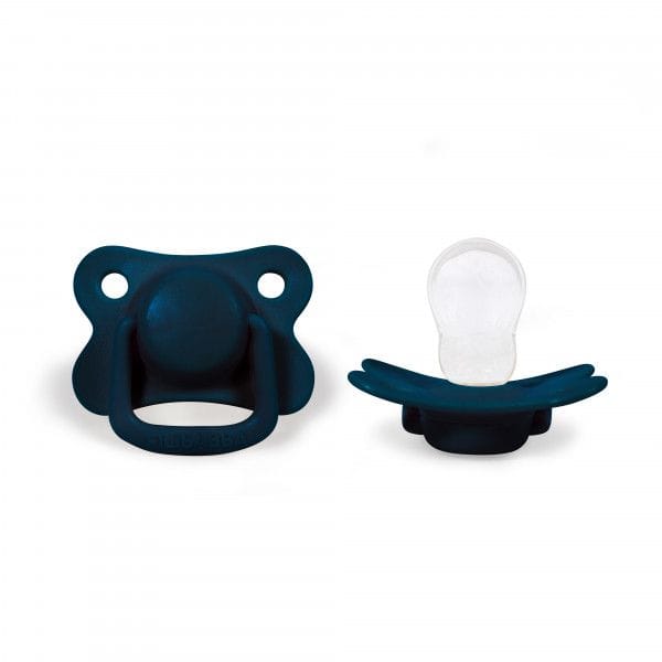 2-pack Nappar i Silikon 6mån+ - Dark Blue Filibabba