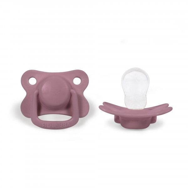 2-pack Nappar i Silikon 6mån+ - Dusty Rose Filibabba