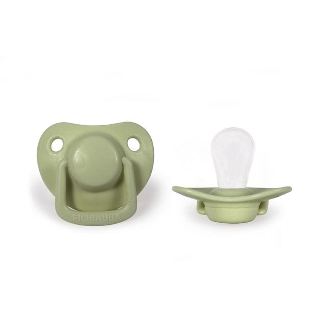 2-pack Nappar i Silikon 6mån+ - Pistacie