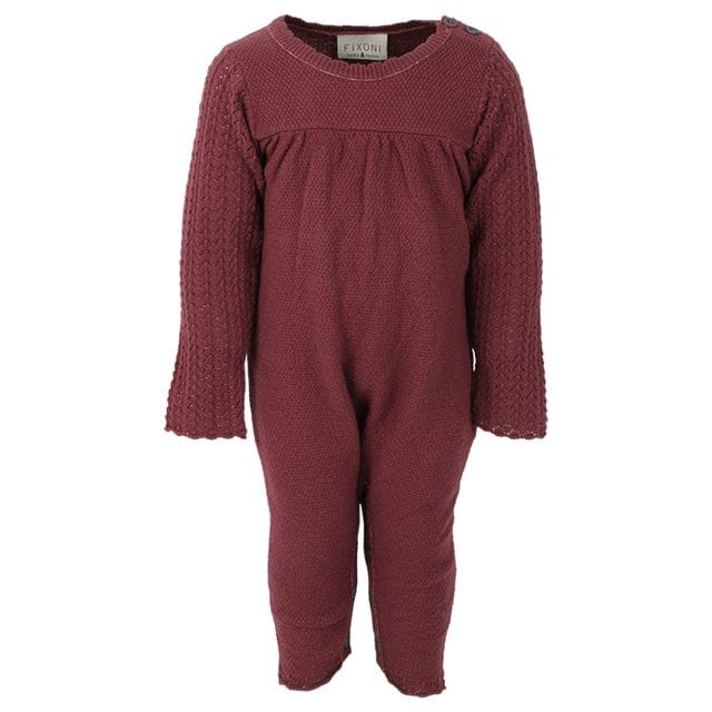 Joy Knit Playsuit Crushed Berry Fixoni