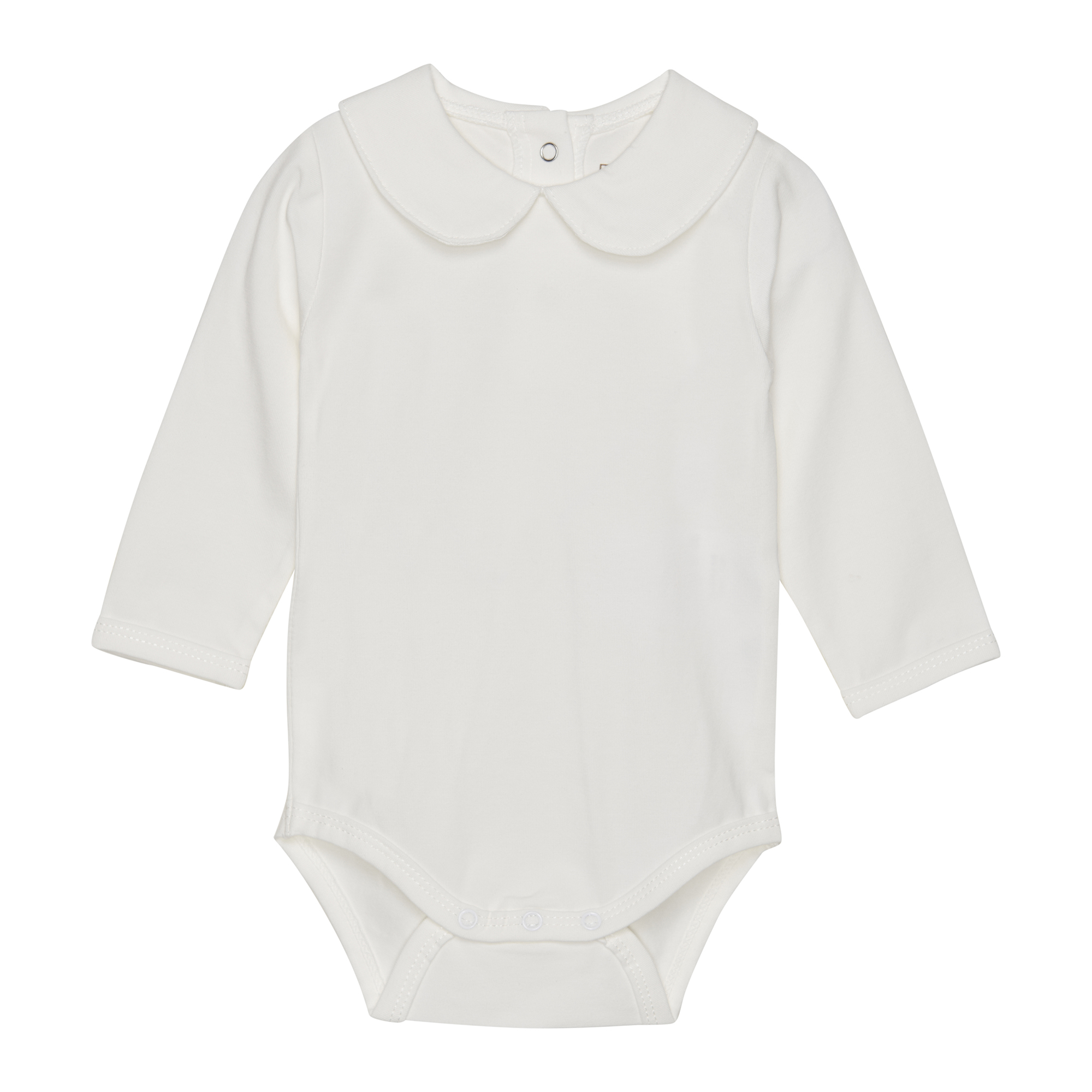 Fixoni Långärmad Body Med Krage Egret