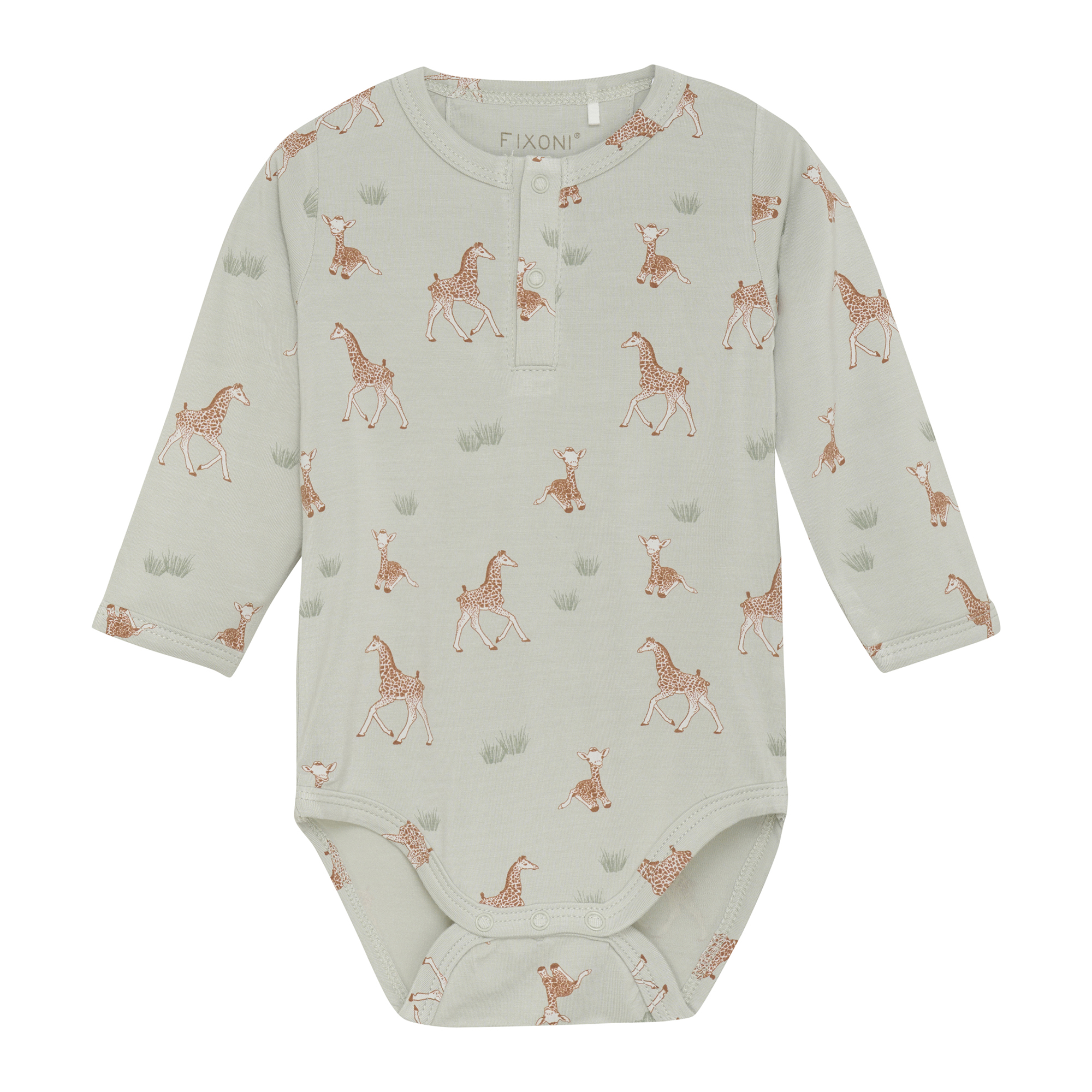 Fixoni Långärmad Body Mineral Gray