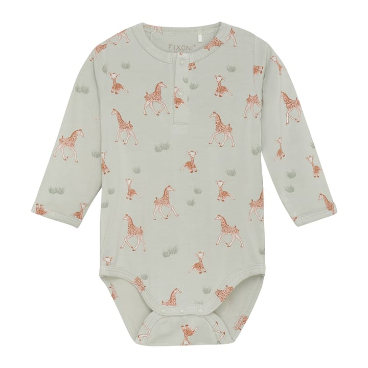 Långärmad Body Mineral Gray Fixoni