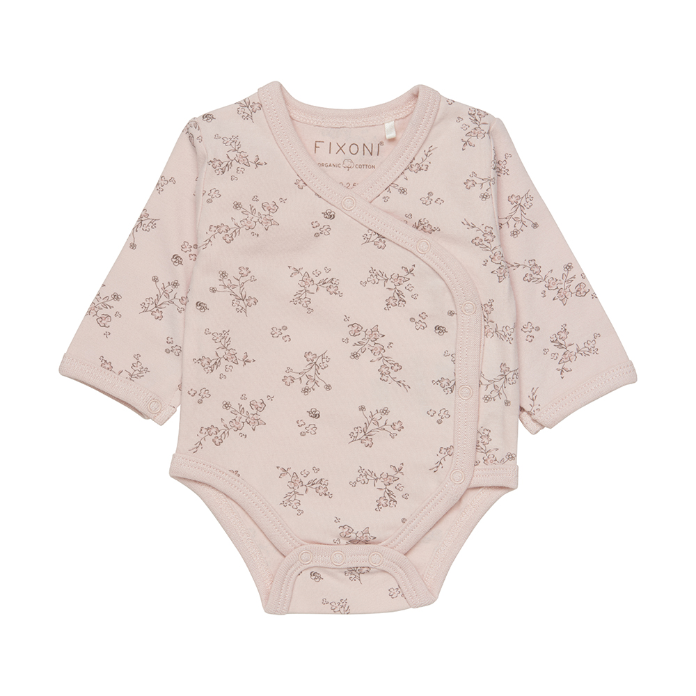 Fixoni Långärmad Omlottbody Sepia Rose
