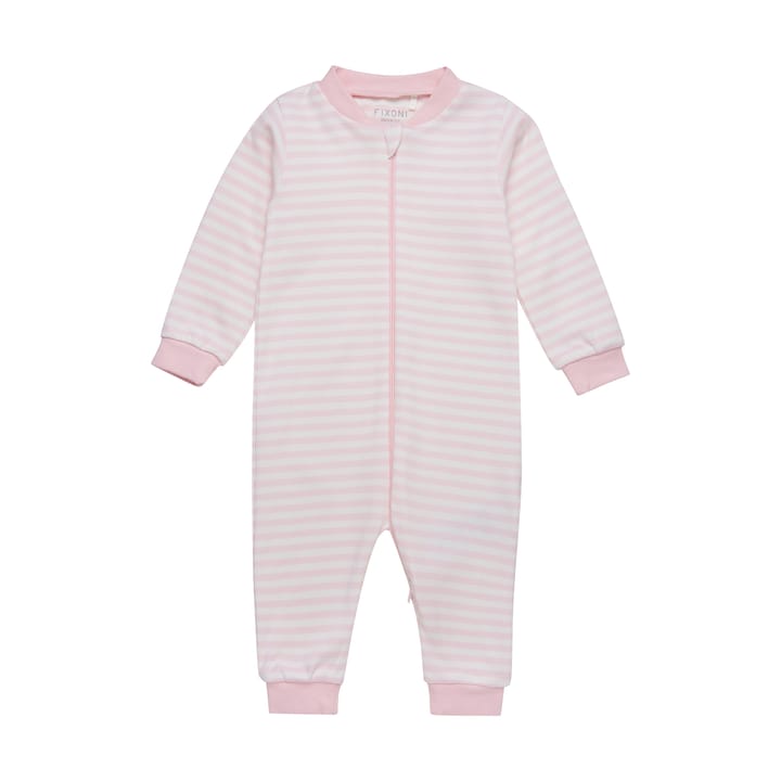 Pyjamas Med Dragkedja Randig - Rose Stripe Fixoni