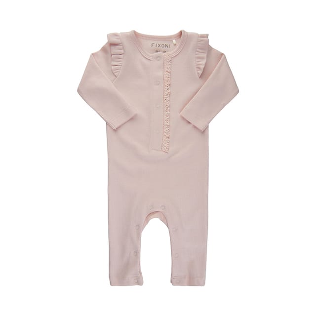 SS22 Jumpsuit LS Rib - Magano Calcite Fixoni
