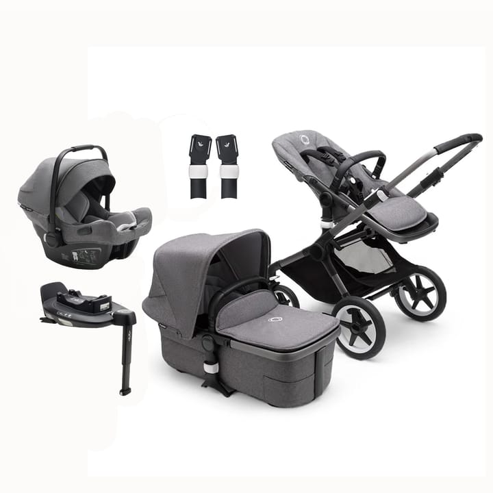 Fox 3 Duovagn & Turtle Travelsystem Bugaboo
