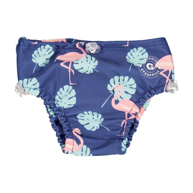Babybyxa Flamingo Blå Geggamoja