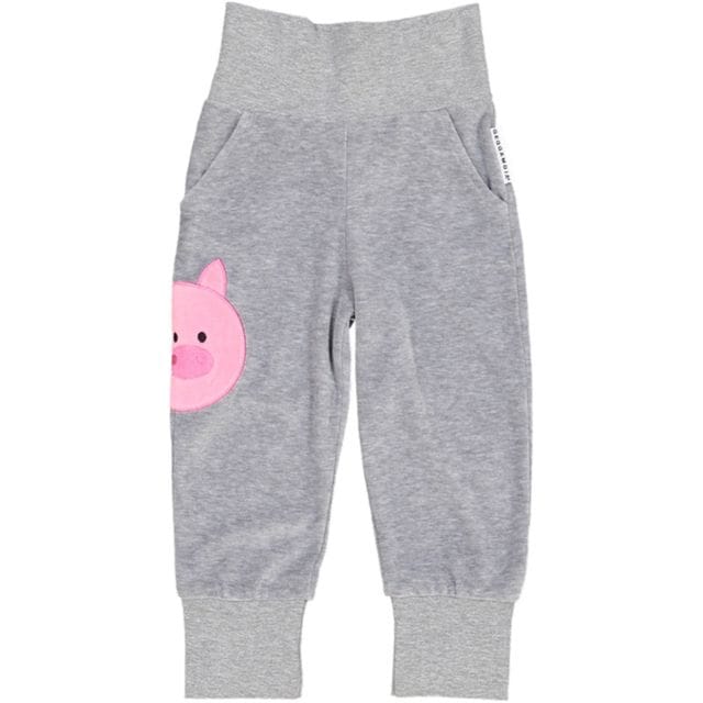 Byxor Gris Grey Melange Geggamoja