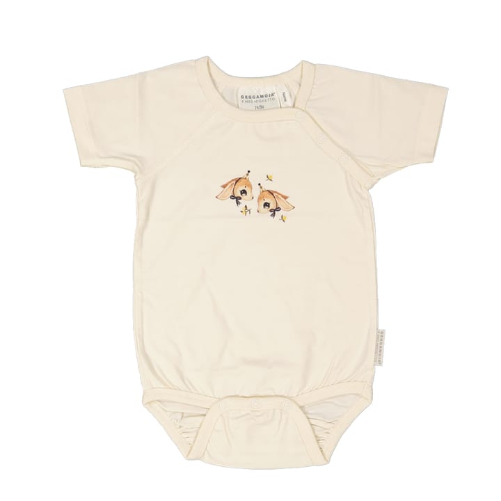 Kortärmad Body Long Ear - Beige Geggamoja