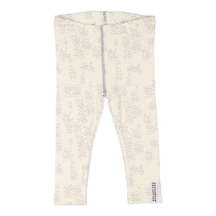 Leggings Bomullsribb - Grå prick Geggamoja