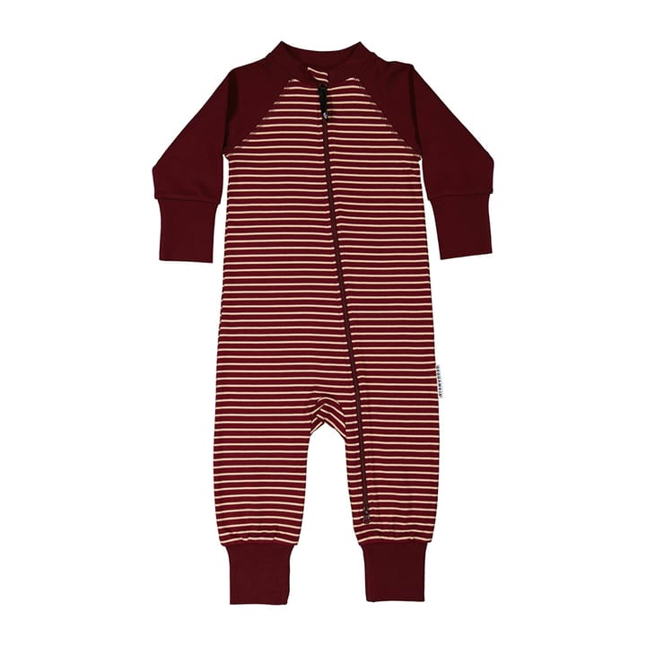 Pyjamas Bomull - Vinröd/peach Geggamoja