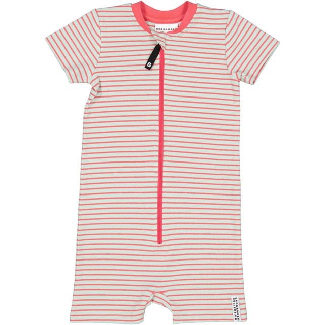 Sommarpyjamas Mint/hallonröd Geggamoja