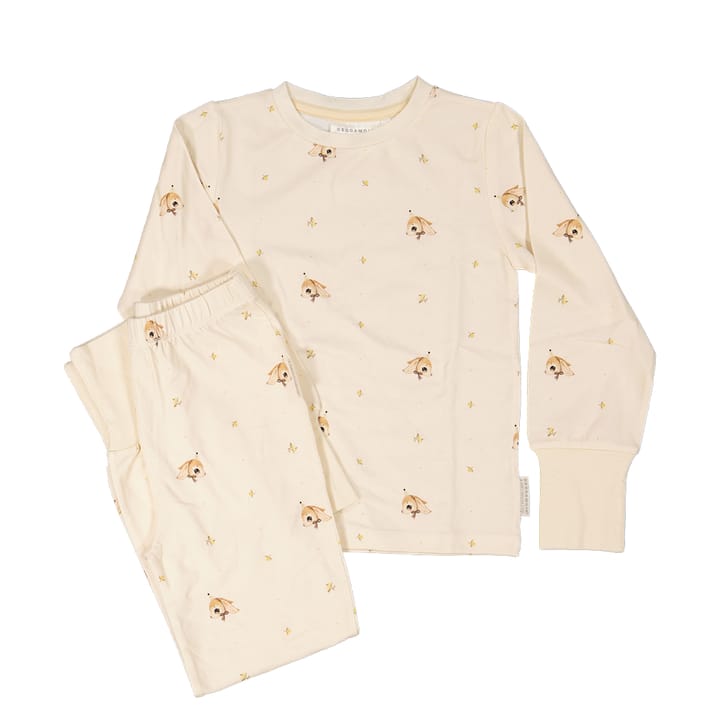 Tvådelad Pyjamas Long Ear - Beige Geggamoja
