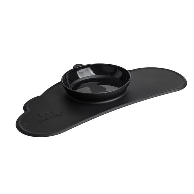 Underlägg Med Inbyggd Skål - Black Herobility
