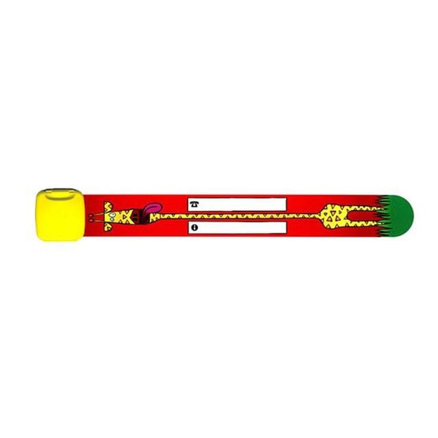 Id-Armband Röd Giraff Infoband