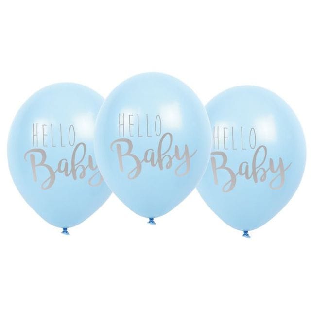 Ballonger Hello Baby Blå Jabadabado
