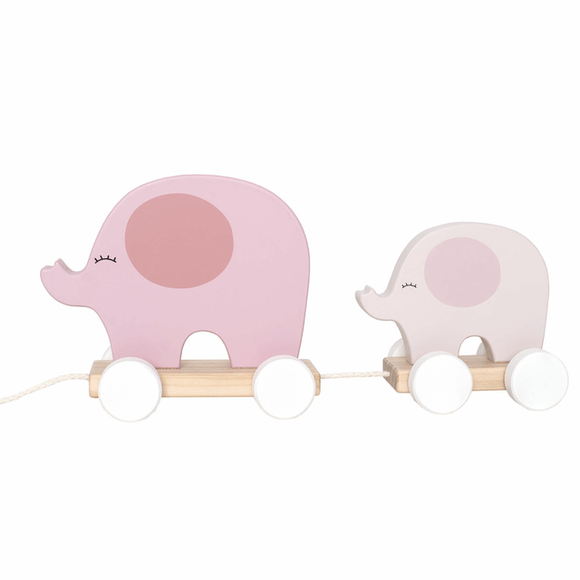 Dragdjur Elefant Rosa Jabadabado