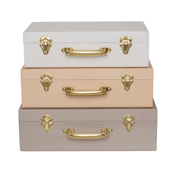 Koffert 3-pack - Beige Jabadabado