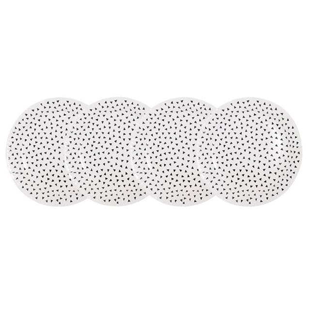 Papptallrik Konfetti Svart 8-Pack Jabadabado