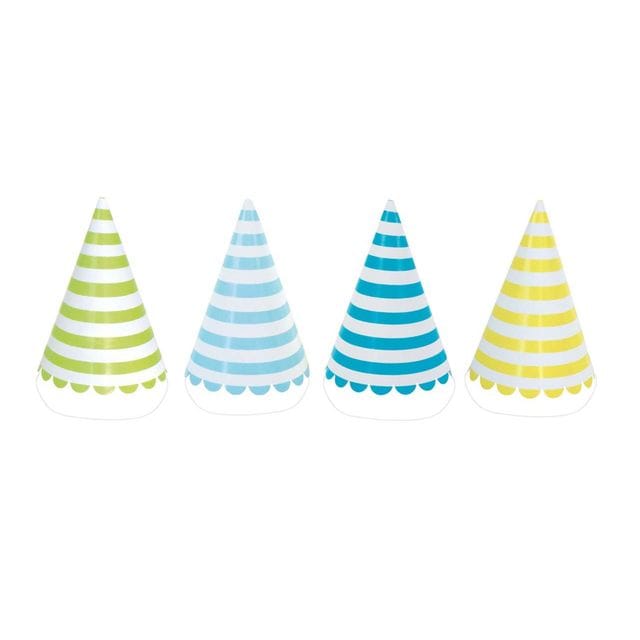 Partyhatt 8-Pack - Blå Jabadabado
