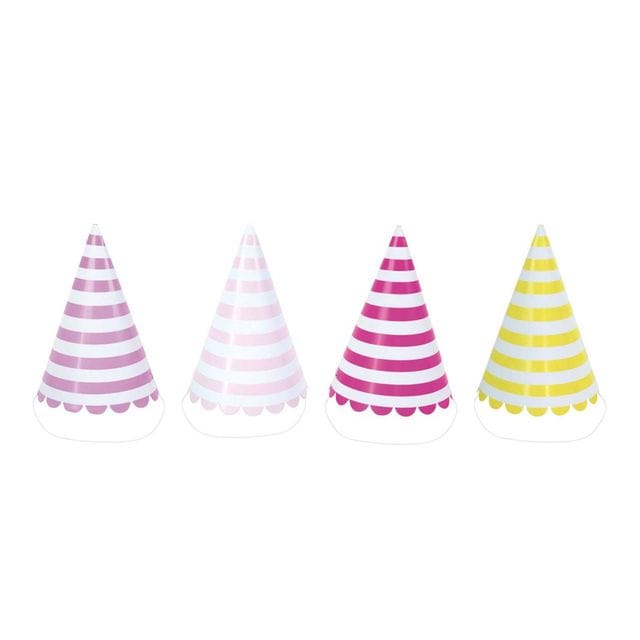 Partyhatt 8-Pack - Rosa Jabadabado