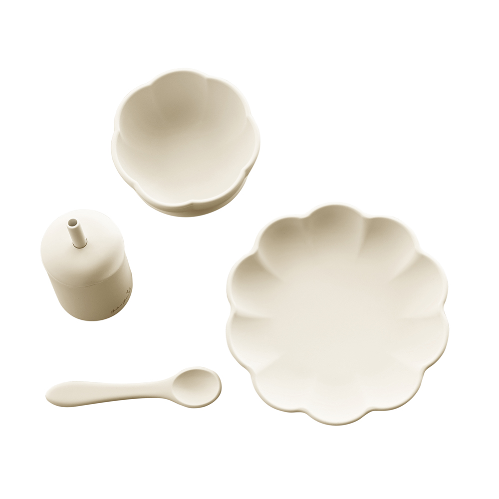 Product Image for Jack o Juno  Barnservis Little Poppy, Cream - BabyWorld