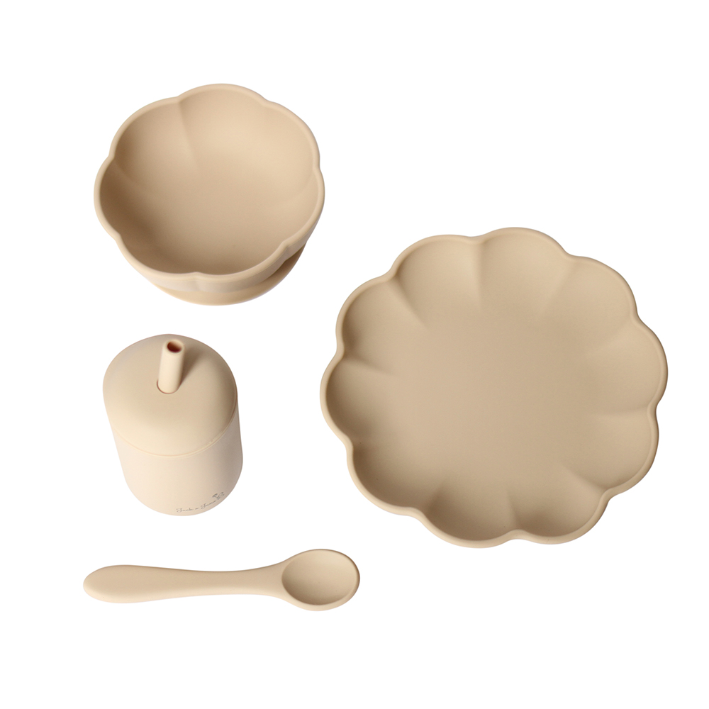 Product Image for Jack o Juno  Barnservis Little Poppy, Oatmeal - BabyWorld