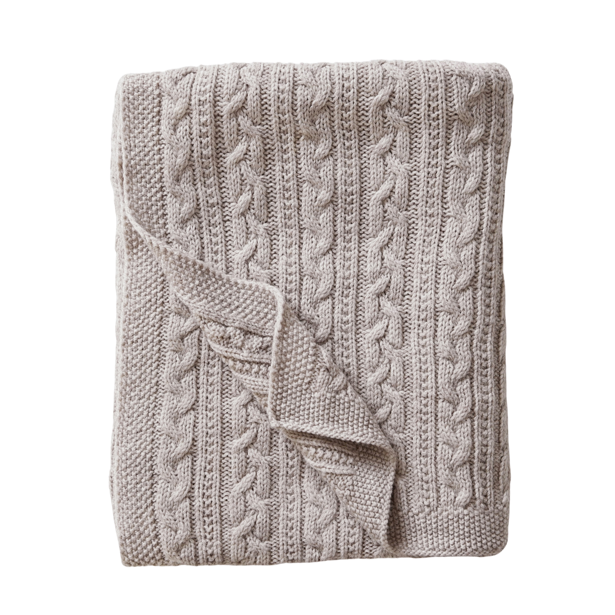 Product Image for Jack o Juno  Stickad Babyfilt Merinoull, Oatmeal - BabyWorld