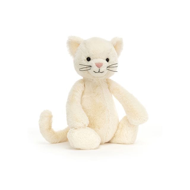 Bashful Gosedjur Katt Medium - Vit Jellycat