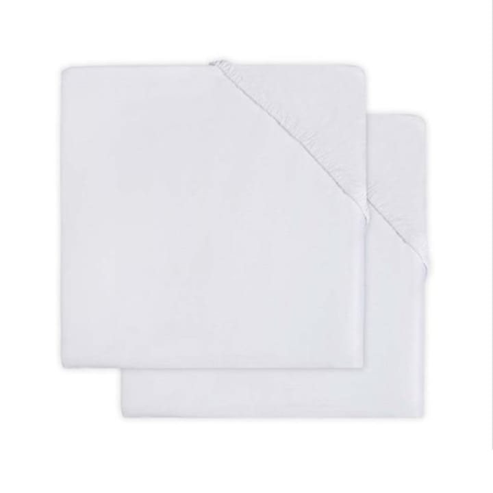 Dra-på Lakan Bomull 40x80cm 2-pack - Vit Jollein