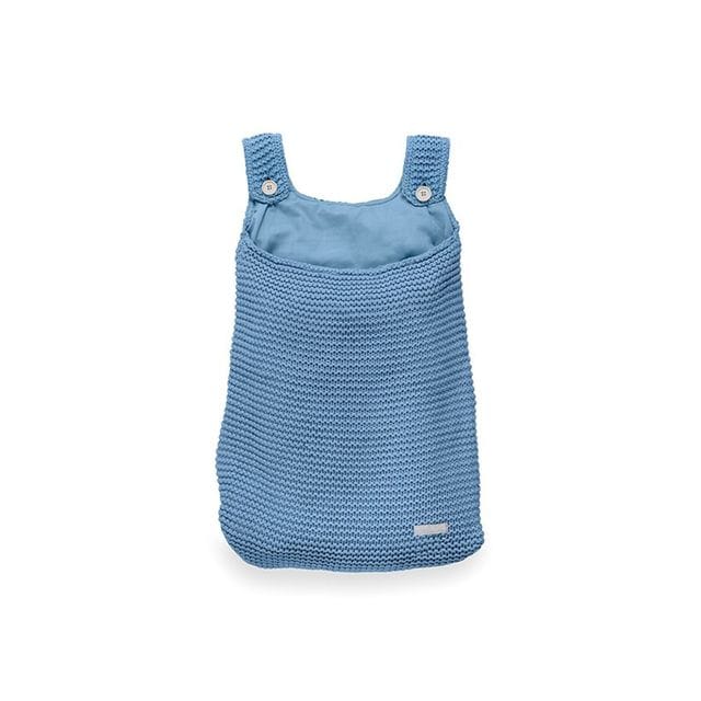 Heavy Knit Storage Bag - Blå Jollein