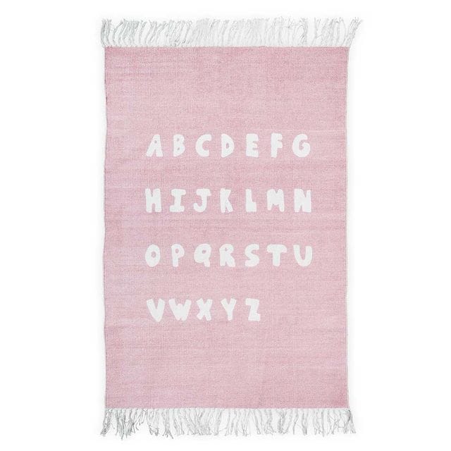 Matta 90X130cm Abc Blush Pink Jollein