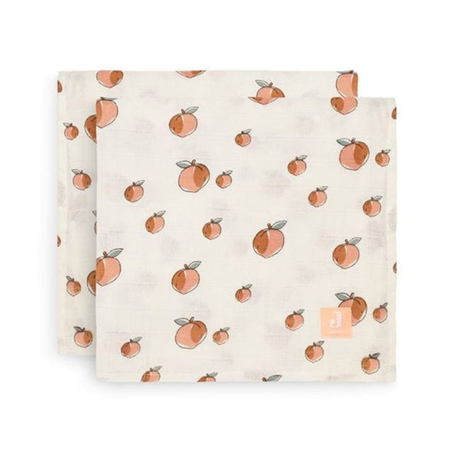 Muslinfilt 115x115cm 2-pack - Peach Jollein