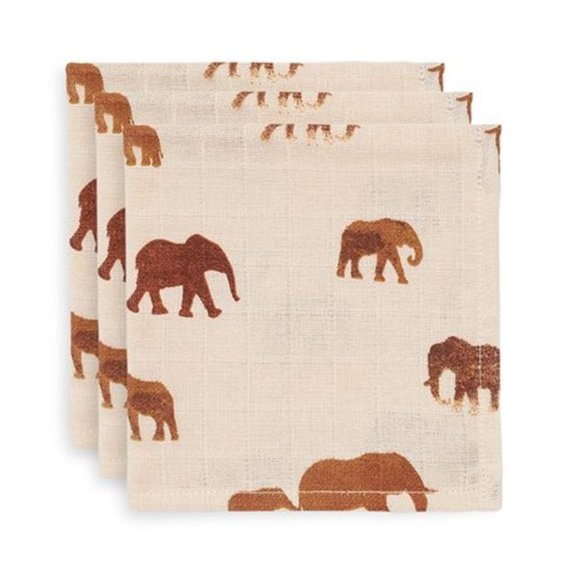 Muslinfilt 70x70cm 3-pack - Savannah Jollein