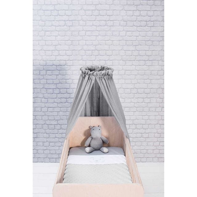Sänghimmel Vintage 155cm - Soft Grey Jollein