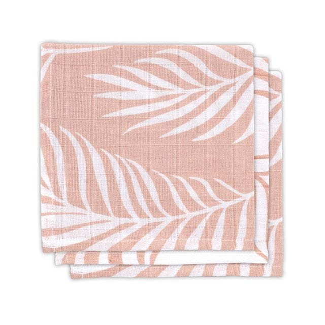 Tvättlappar 3-pack - Pale Pink Jollein