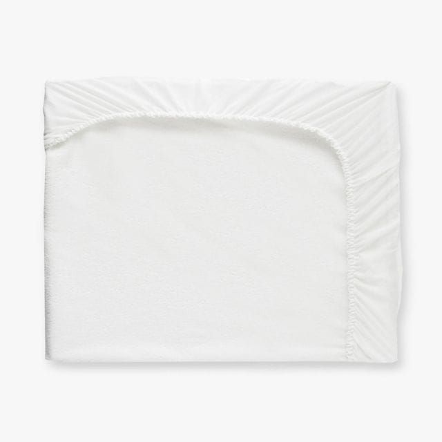 Plastad Frotté Formsydd Med Resår 60X120 cm - Vit Kaxholmen