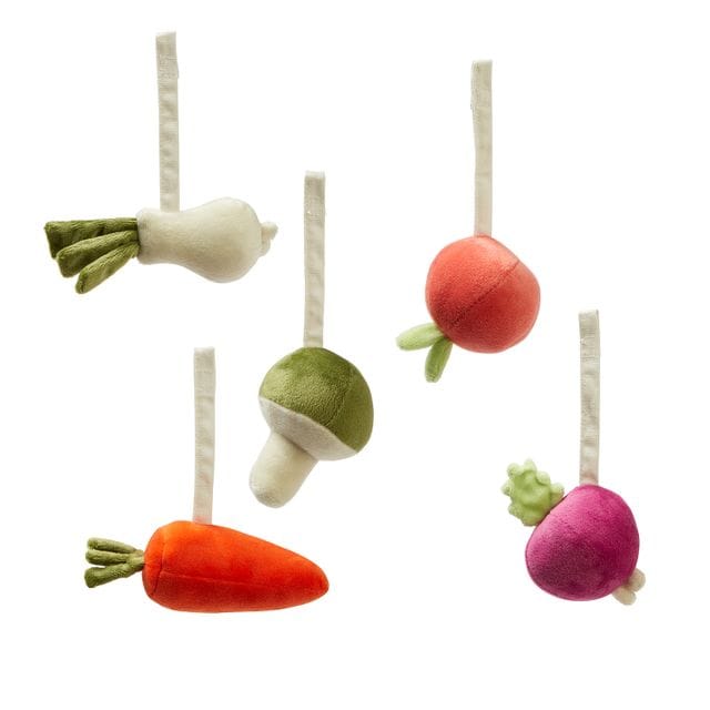 Babygymsfigurer Grönsak 5St Bistro Kids Concept