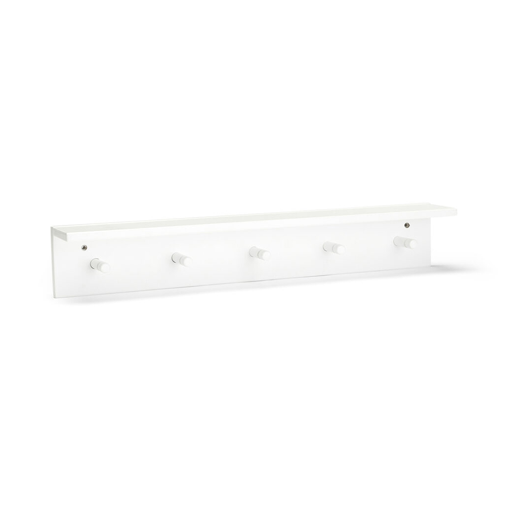 Product Image for Kids Concept  Hylla Med Krokar, Vit - BabyWorld